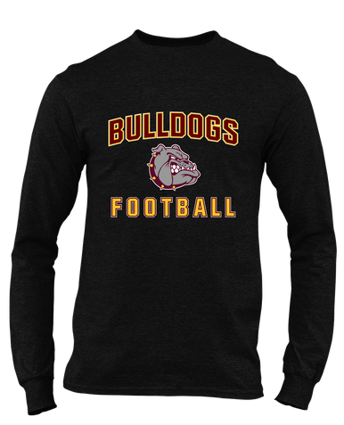 Winslow Bulldogs Football #1 Men's LS T-Shirt