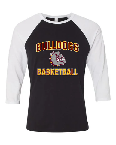 Winslow Bulldogs Basketball #1 Women's Baseball T-Shirt
