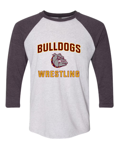 Winslow Bulldogs Wrestling Women's Baseball T-Shirt