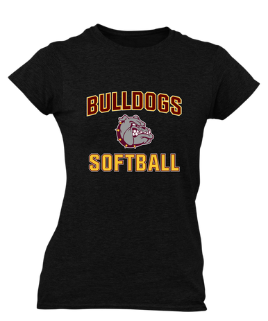 Winslow Bulldogs Softball #1 Women's Premium SS T-Shirt