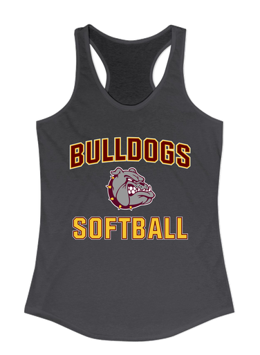 Winslow Bulldogs Softball #1 Women's Tank Top