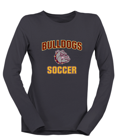 Winslow Bulldogs Soccer #1 Women's LS T-Shirt
