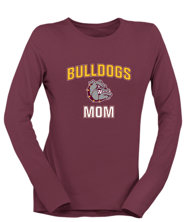 Winslow Bulldogs Mom Women's LS T-Shirt