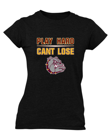 Winslow Bulldogs Play Hard, Can't Lose Women's Premium SS T-Shirt