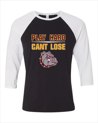 Winslow Bulldogs Play Hard, Can't Lose Men's Baseball T-Shirt