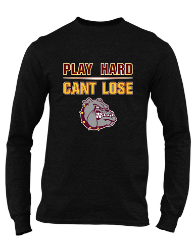 Winslow Bulldogs Play Hard, Can't Lose Men's Premium LS T-Shirt