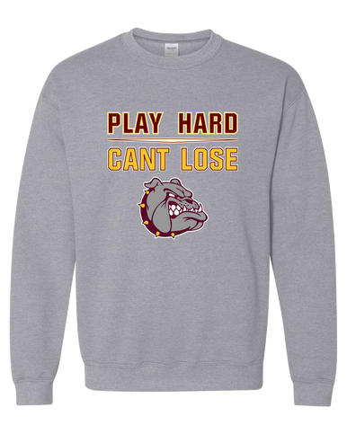 Winslow Bulldogs Play Hard, Can't Lose Men's Sweatshirt