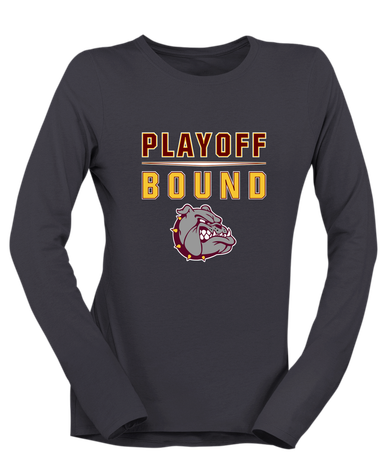 Winslow Bulldogs Playoff Bound Women's LS T-Shirt