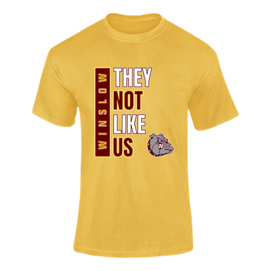 Winslow Bulldogs They Not Like Us #1 Men's SS T-Shirt
