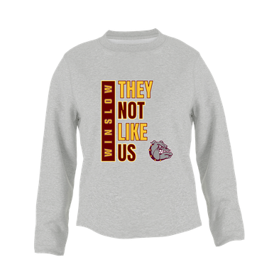 Winslow Bulldogs They Not Like Us #1 Women's Sweatshirt