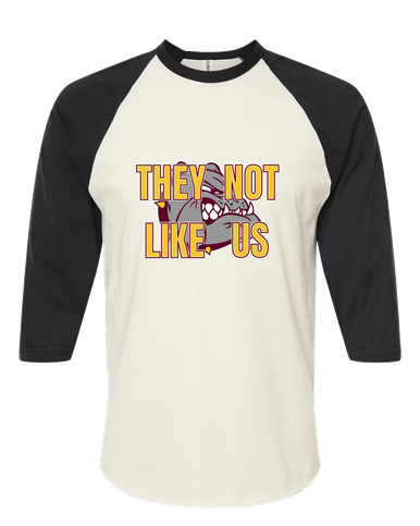 Winslow Bulldogs They Not Like Us #2 Women's Baseball T-Shirt