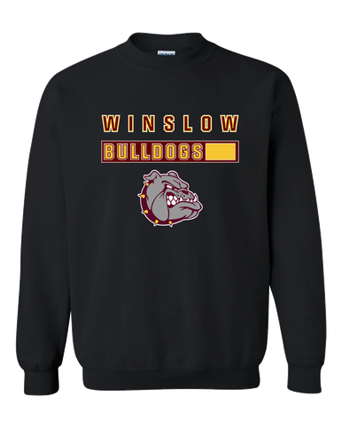 Winslow Bulldogs Mascot #7 Men's Sweatshirt