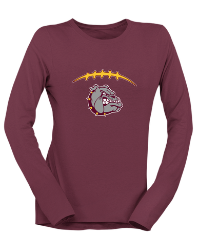 Winslow Bulldogs Football #2 Women's LS T-Shirt