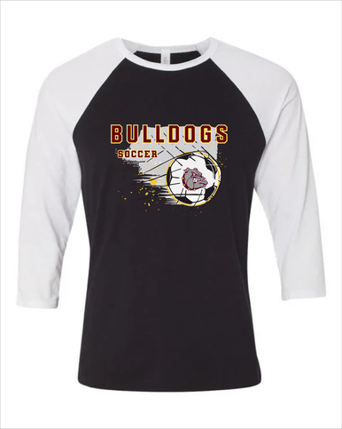 Winslow Bulldogs Soccer #2 Men's Baseball T-Shirt