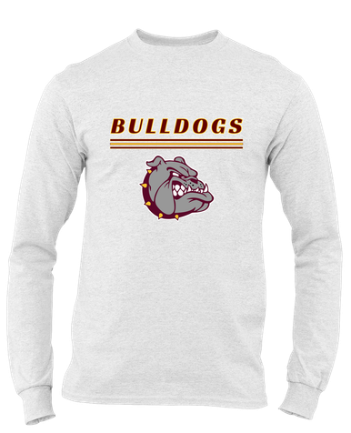 Winslow Bulldogs Mascot #8 Men's Premium LS T-Shirt