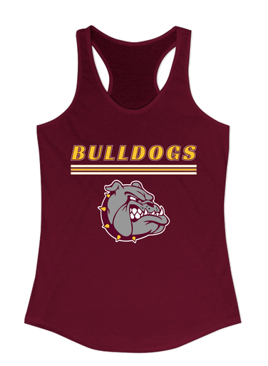 Winslow Bulldogs Mascot #8 Women's Tank Top