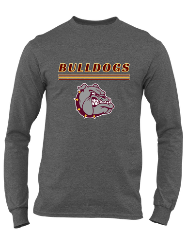 Winslow Bulldogs Mascot #8 Men's LS T-Shirt