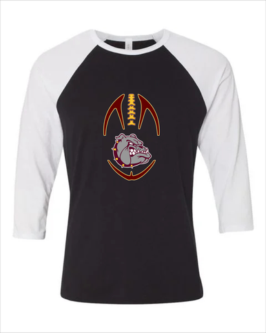 Winslow Bulldogs Football #4 Women's Baseball T-Shirt