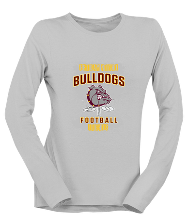 Winslow Bulldogs Football #6 Women's LS T-Shirt