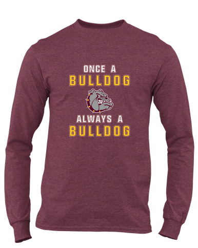Winslow Bulldogs Once A Men's LS T-Shirt
