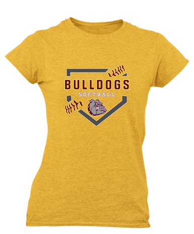 Winslow Bulldogs Softball #2 Women's Premium SS T-Shirt