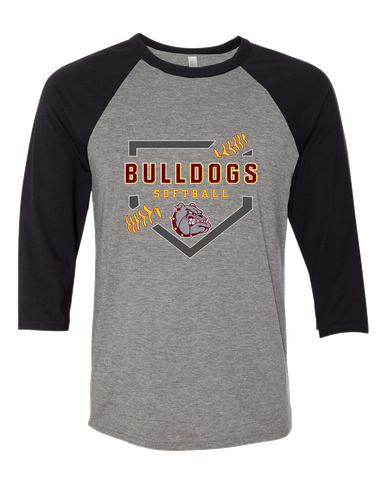 Winslow Bulldogs Softball #2 Women's Baseball T-Shirt
