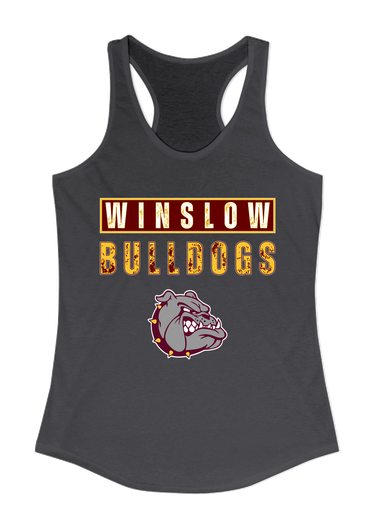 Winslow Bulldogs Mascot #9 Women's Tank Top