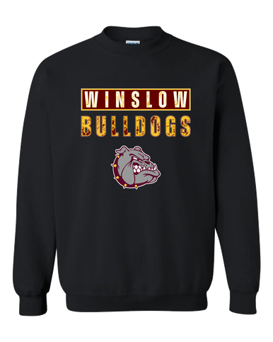 Winslow Bulldogs Mascot #9 Men's Sweatshirt
