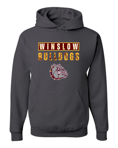 Winslow Bulldogs Mascot #9 Men's Premium Hoodie