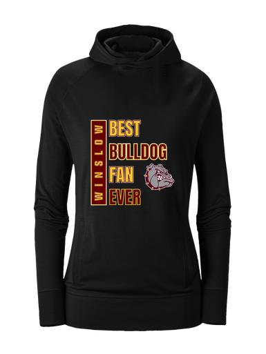 Winslow Bulldogs Best Bulldog Fan Women's Hoodie