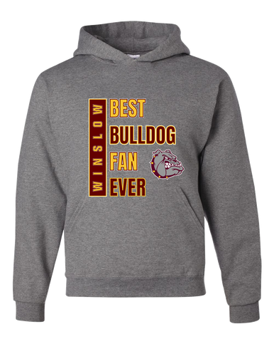 Winslow Bulldogs Best Bulldog Fan Men's Premium Hoodie