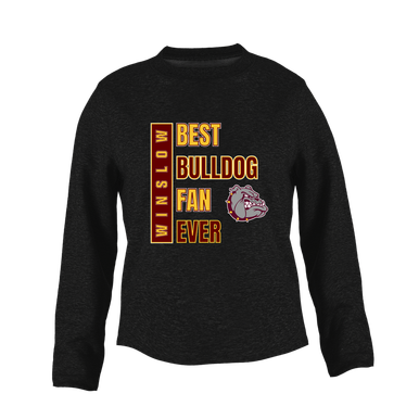 Winslow Bulldogs Best Bulldog Fan Women's Sweatshirt
