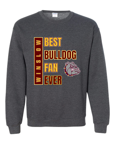 Winslow Bulldogs Best Bulldog Fan Men's Sweatshirt