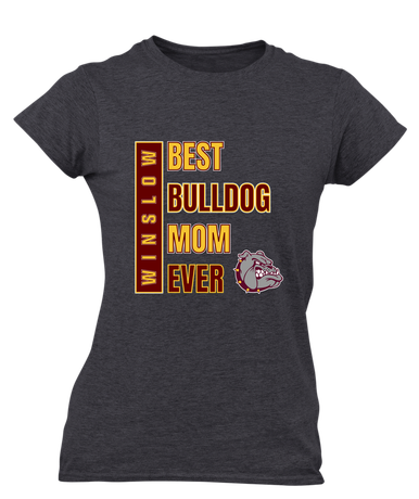 Winslow Bulldogs Best Bulldog Mom Women's Premium SS T-Shirt