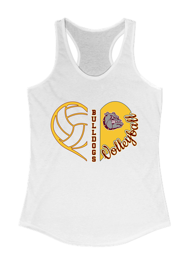 Winslow Bulldogs Heart Volleyball Women's Tank Top