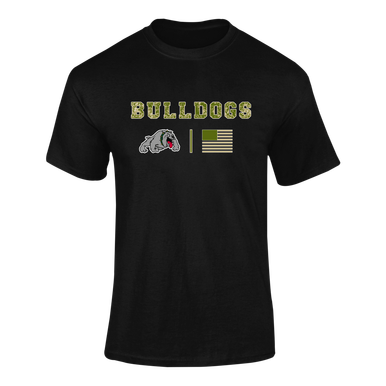 Whitefish Bulldogs Camo Flag Men's Premium SS T-Shirt