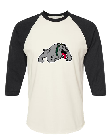 Whitefish Bulldogs Mascot #1 Men's Baseball T-Shirt
