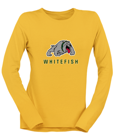 Whitefish Bulldogs Mascot #2 Women's LS T-Shirt