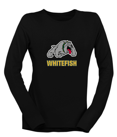 Whitefish Bulldogs Mascot #2 Women's Premium LS T-Shirt