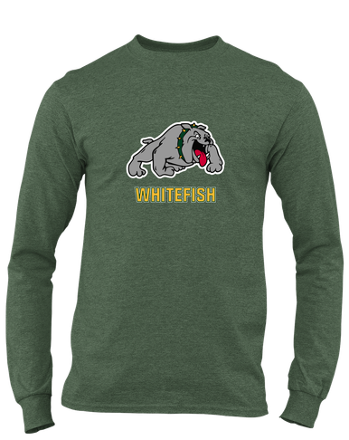 Whitefish Bulldogs Mascot #2 Men's Premium LS T-Shirt
