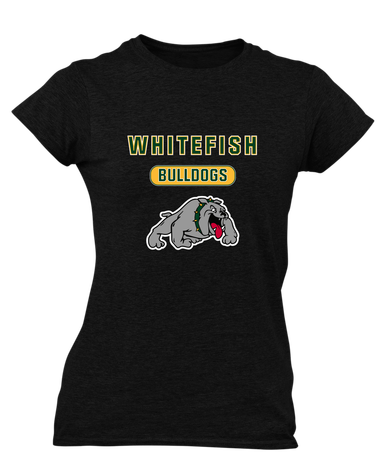 Whitefish Bulldogs Mascot #3 Women's Premium SS T-Shirt