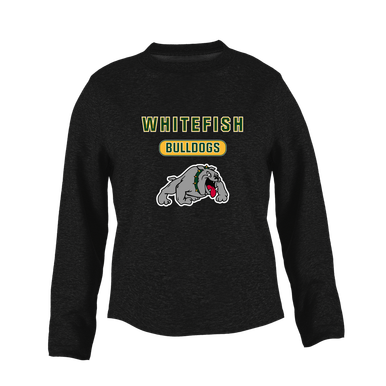 Whitefish Bulldogs Mascot #3 Women's Sweatshirt