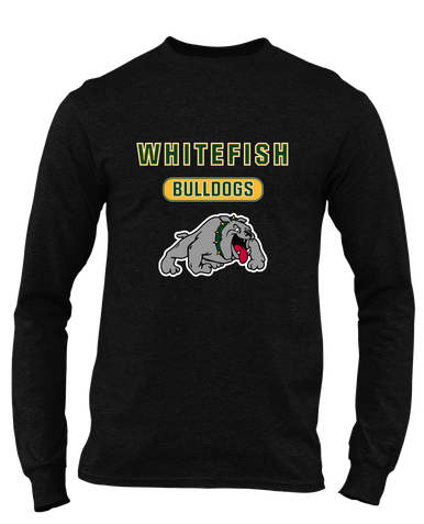 Whitefish Bulldogs Mascot #3 Men's Premium LS T-Shirt