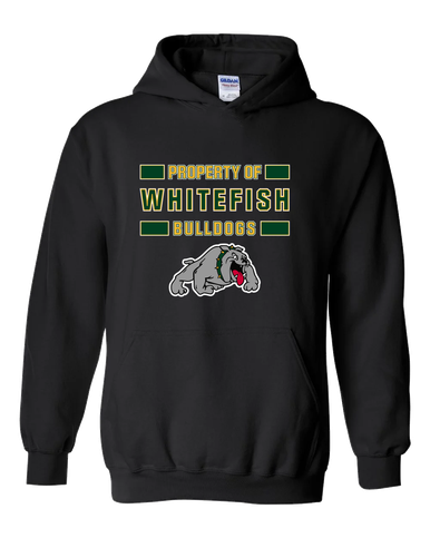 Whitefish Bulldogs Property Of Men's Hoodie