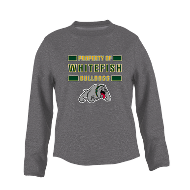 Whitefish Bulldogs Property Of Women's Sweatshirt