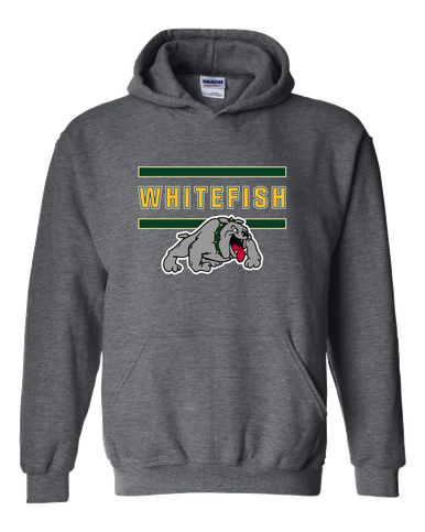 Whitefish Bulldogs Mascot #4 Men's Hoodie