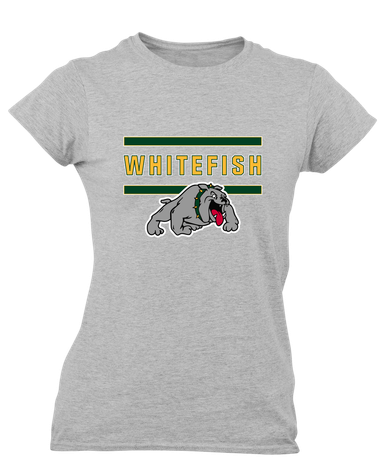 Whitefish Bulldogs Mascot #4 Women's Premium SS T-Shirt