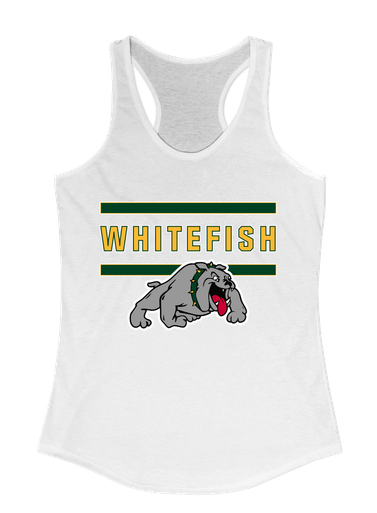 Whitefish Bulldogs Mascot #4 Women's Tank Top