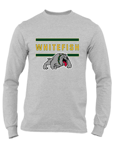 Whitefish Bulldogs Mascot #4 Men's Premium LS T-Shirt