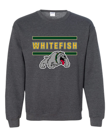 Whitefish Bulldogs Mascot #4 Men's Sweatshirt